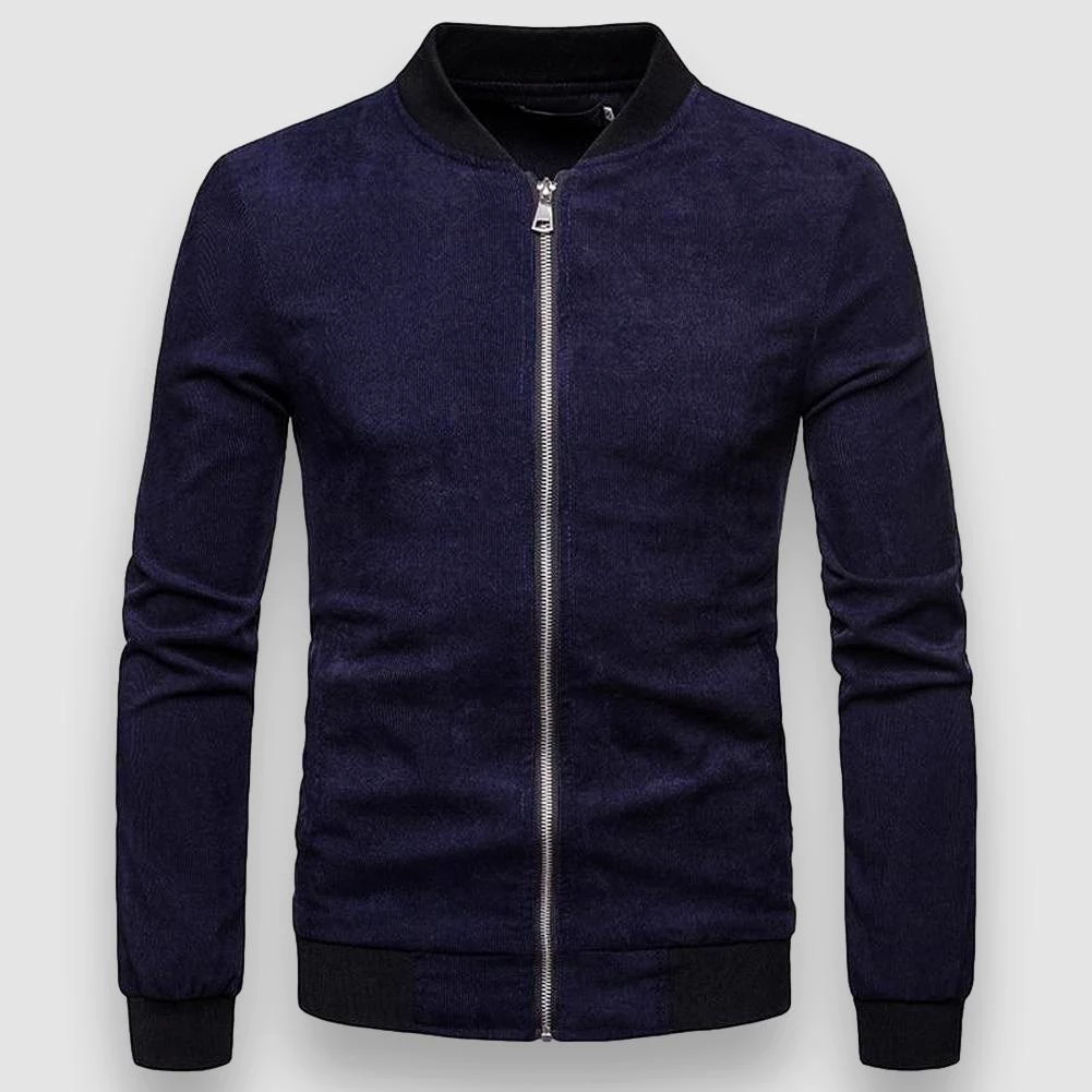 Fortune Day North Royal Slim Baseball Jacket Men's Apparels 5 Fortune Day North Royal Slim Baseball Jacket Men's Apparels