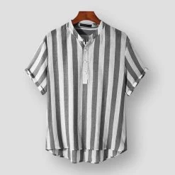 Micomico Store North Royal Cardenas Striped Shirt Men's Apparels