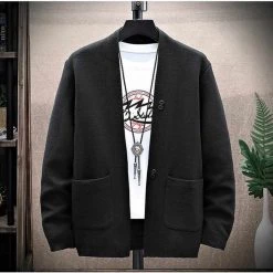 Knight Of Liberty--Sportswear Leisurewear And Jeans Specialty Store Men's Apparels Sky Madrid Pocket Cardigan