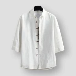 Wetailor Official Store Sky Madrid Alost Cotton Shirt Men's Apparels