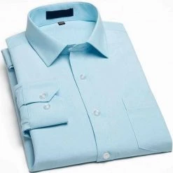 Donghuan Overseas Store Men's Apparels Saint Morris Oxford Dress Shirt