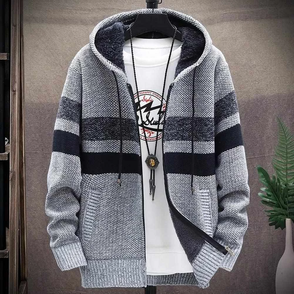 Zongke-4 Store Harvey Hooded Wool Cardigan Men's Apparels 7 Zongke-4 Store Harvey Hooded Wool Cardigan Men's Apparels