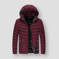 Lance Donovan Official Store Sky Madrid Quilted Hooded Parka Men's Apparels 9 Lance Donovan Official Store Sky Madrid Quilted Hooded Parka Men's Apparels