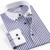 Donghuan Overseas Store Sky Madrid Brixton Striped Shirt Men's Apparels