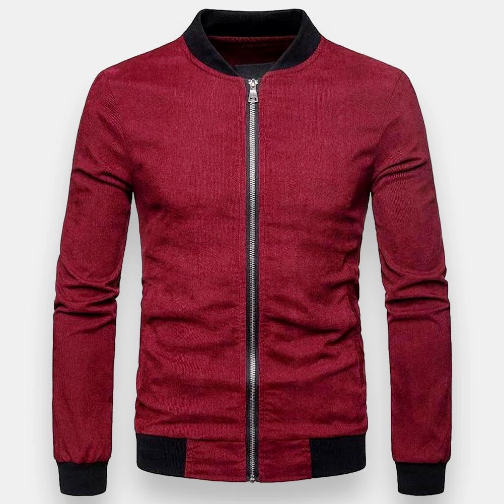 Fortune Day North Royal Slim Baseball Jacket Men's Apparels 4 Fortune Day North Royal Slim Baseball Jacket Men's Apparels