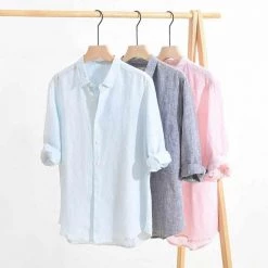 China Cloth North Royal Bilbao Linen Shirt