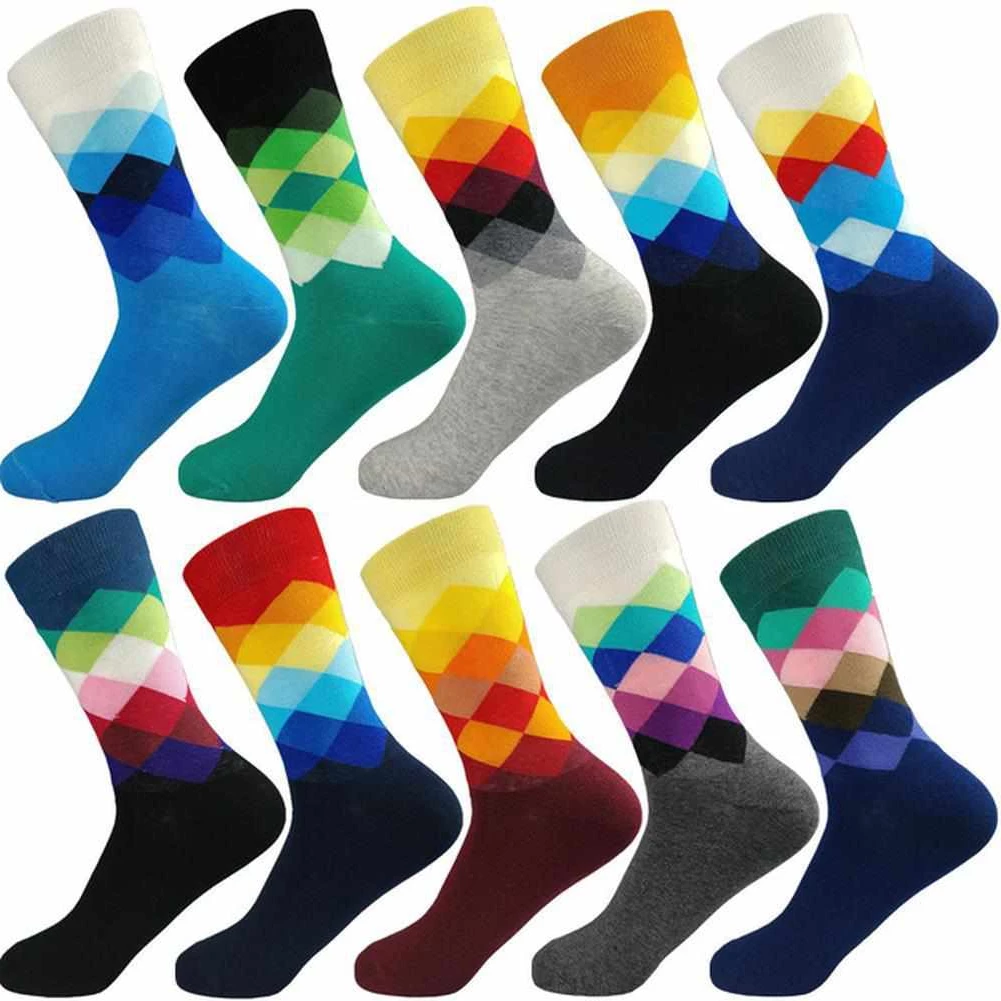 FYYPIIN Light Up The World Boutique Store Saint Morris Rainbow Diamond Socks (10) Men's Apparels 3 FYYPIIN Light Up The World Boutique Store Saint Morris Rainbow Diamond Socks (10) Men's Apparels