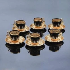 Inlucio Global Store Home North Royal Coffee Cup & Saucer Set