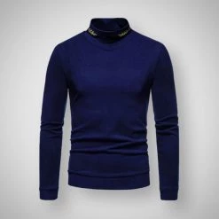 King Billion Official Store Men's Apparels North Royal Turtleneck Embroidered Pullover