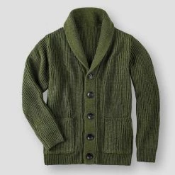 LASPERAL FashionDay Store Saint Morris Vintage Knitted Cardigan Men's Apparels
