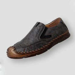 BAOLUMA Official Store Sky Madrid Nyborg Leather Loafers Men's Apparels