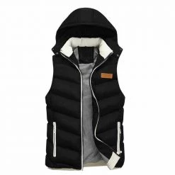 DUOFIER Bag's Store Store Men's Apparels Maxim Hooded Vest 11 DUOFIER Bag's Store Store Men's Apparels Maxim Hooded Vest