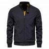 AIOPESON MEN'S Store Sky Madrid Baseball Zip Jacket Men's Apparels