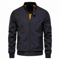 AIOPESON MEN'S Store Sky Madrid Baseball Zip Jacket Men's Apparels