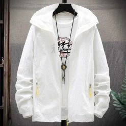 ALL TRENDY Store Men's Apparels Sky Madrid Lightweight Sun Protective Jacket