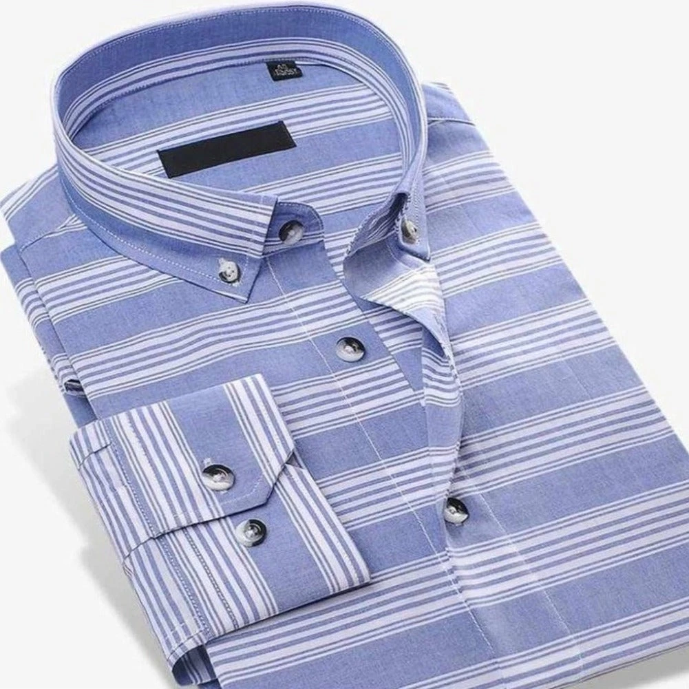 Donghuan Overseas Store Sky Madrid Ocean Blues Striped Shirt 3 Donghuan Overseas Store Sky Madrid Ocean Blues Striped Shirt
