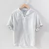 M Cotton Linen Store Men's Apparels Saint Morris Buford Linen Shirt