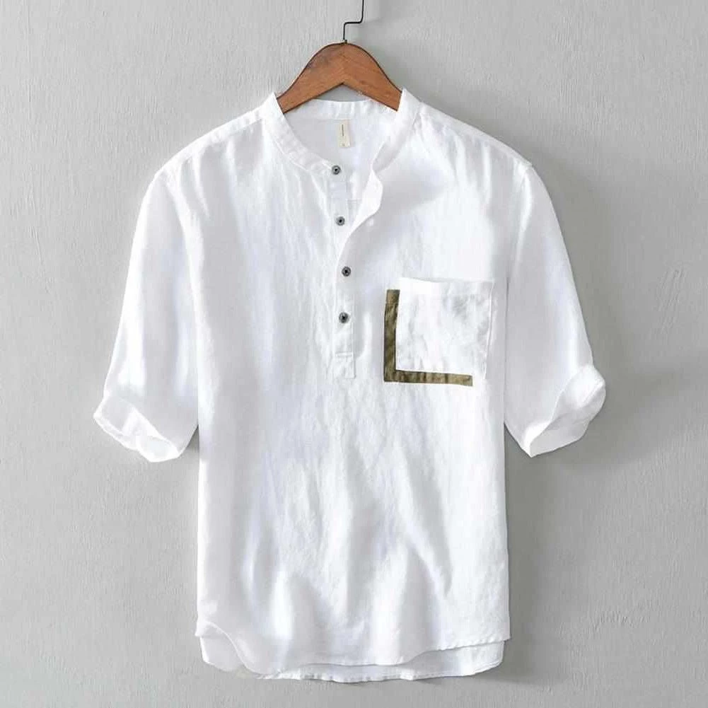 Suehaiwe Official Store North Royal Linen Sunset Shirt 5 Suehaiwe Official Store North Royal Linen Sunset Shirt