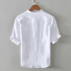 Suehaiwe Official Store North Royal Linen Sunset Shirt 9 Suehaiwe Official Store North Royal Linen Sunset Shirt