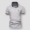AIOPESON Official Store Men's Apparels Sky Madrid Sonderborg Polo Shirt