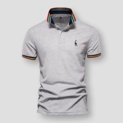 AIOPESON Official Store Men's Apparels Sky Madrid Sonderborg Polo Shirt