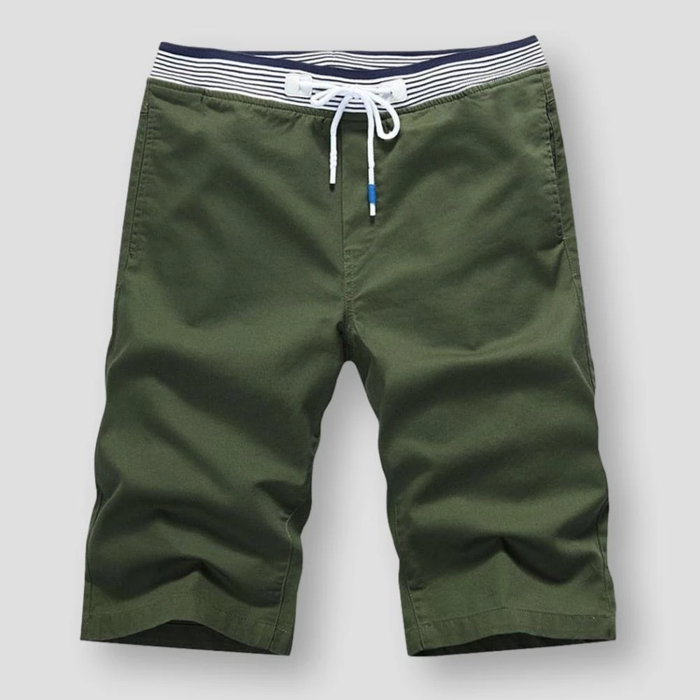 YUAN DA'DA Store Men's Apparels Sky Madrid Basic Cotton Shorts