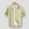 Pinecypress Official Store Men's Apparels North Royal Kamnik Linen Shirt