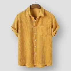 Moringcute Store Sky Madrid Paros Corduroy Shirt
