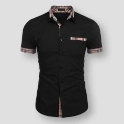 Moremylike Store Men's Apparels Sky Madrid Vail Plaid Shirt