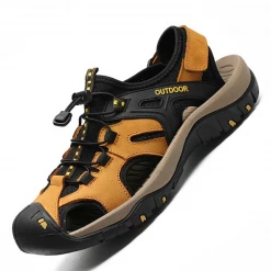 BAOLUMA Official Store Outdoor Genuine Leather Sandal Men's Apparels