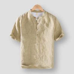 Pinecypress Official Store Men's Apparels North Royal Moapa Linen Shirt