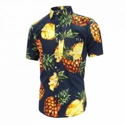 Dioufond Official Store Men's Apparels North Royal Pineapple Playa Camp Shirt 7 Dioufond Official Store Men's Apparels North Royal Pineapple Playa Camp Shirt