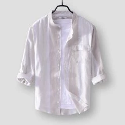 Cotton Linen Store Saint Morris Darfield Linen Shirt Men's Apparels