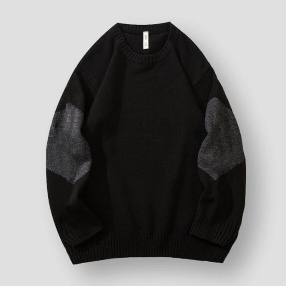 Single Road Official Store Men's Apparels Sky Madrid Oversized Patchwork Sweater