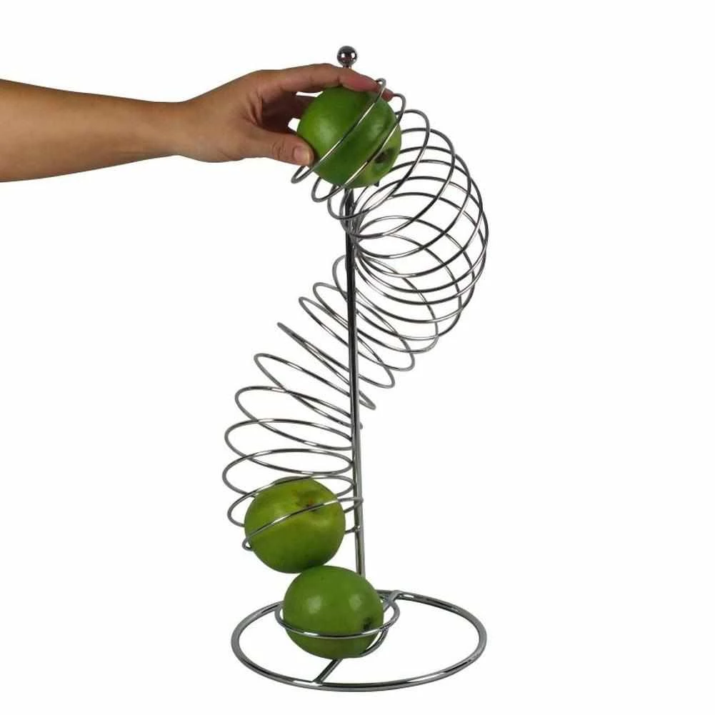 Shenzhen Ruimei Display Industry Co., Ltd. Home Stainless Steel Spiral Fruit Holder 4 Shenzhen Ruimei Display Industry Co., Ltd. Home Stainless Steel Spiral Fruit Holder