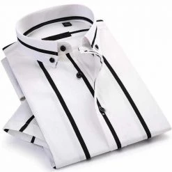 Donghuan Overseas Store North Royal Striped Monaco Shirt