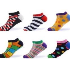 Sanzetti Official Store Assorted Ankle Socks (6 Pairs) Men's Apparels