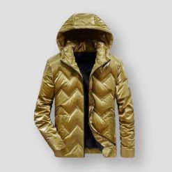 KK GEEZER SmartCasual Store Men's Apparels Sky Madrid Hooded Down Jacket