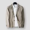 Large Men Shirts High Quality Store Men's Apparels Sky Madrid Bourget Linen Blazer