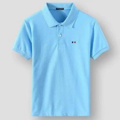 LTYQIN Official Store Men's Apparels Sky Madrid Reims Polo Shirt
