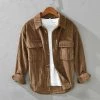 China Cloth Men's Apparels North Royal Dual Pocket Corduroy Shirt