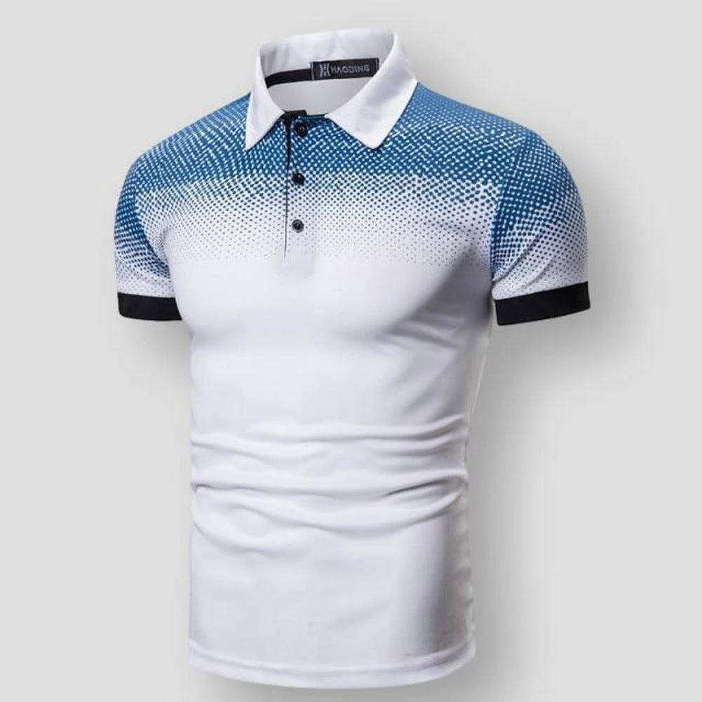 Haoding Store Sky Madrid Graphic Slim Polo Shirt Men's Apparels 4 Haoding Store Sky Madrid Graphic Slim Polo Shirt Men's Apparels