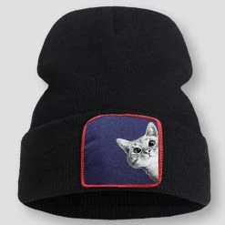 Kunddy Store Men's Apparels North Royal Cat Knitted Beanie