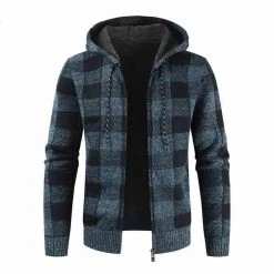 URSPORTTECH Store North Royal Knitted Hooded Cardigan Men's Apparels 11 URSPORTTECH Store North Royal Knitted Hooded Cardigan Men's Apparels