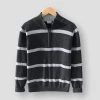 Pinecypress Official Store Sky Madrid Houghton Striped Pullover Men's Apparels