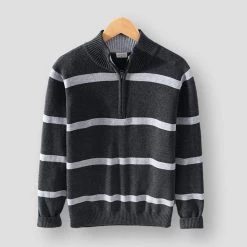 Pinecypress Official Store Sky Madrid Houghton Striped Pullover Men's Apparels