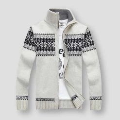 RIINR Official Store Men's Apparels Sky Madrid Iceland Wool Cardigan