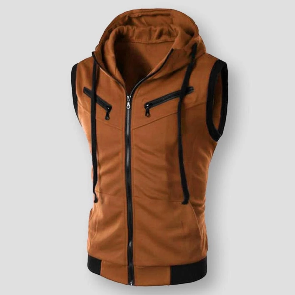 YUNDONG Store Saint Morris Elburg Hooded Vest 5 YUNDONG Store Saint Morris Elburg Hooded Vest