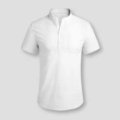 987 Crooked Store Saint Morris Cairns Linen Shirt