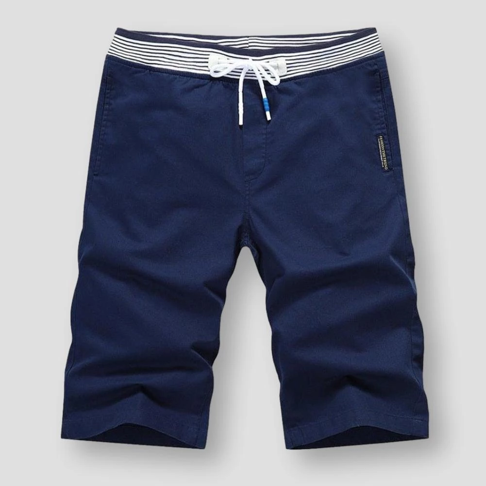 YUAN DA'DA Store Men's Apparels Sky Madrid Basic Cotton Shorts